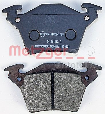 METZGER 1170331 Bremsbelagsatz, Scheibenbremse